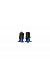 Алюминиевые заглушки в руль Blue